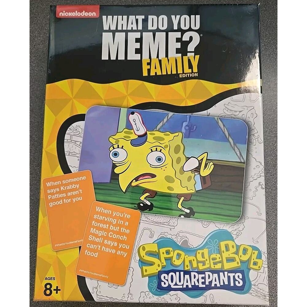 SpongeBob Squarepants -‎ What do you meme? Family Game, Nickelodeon